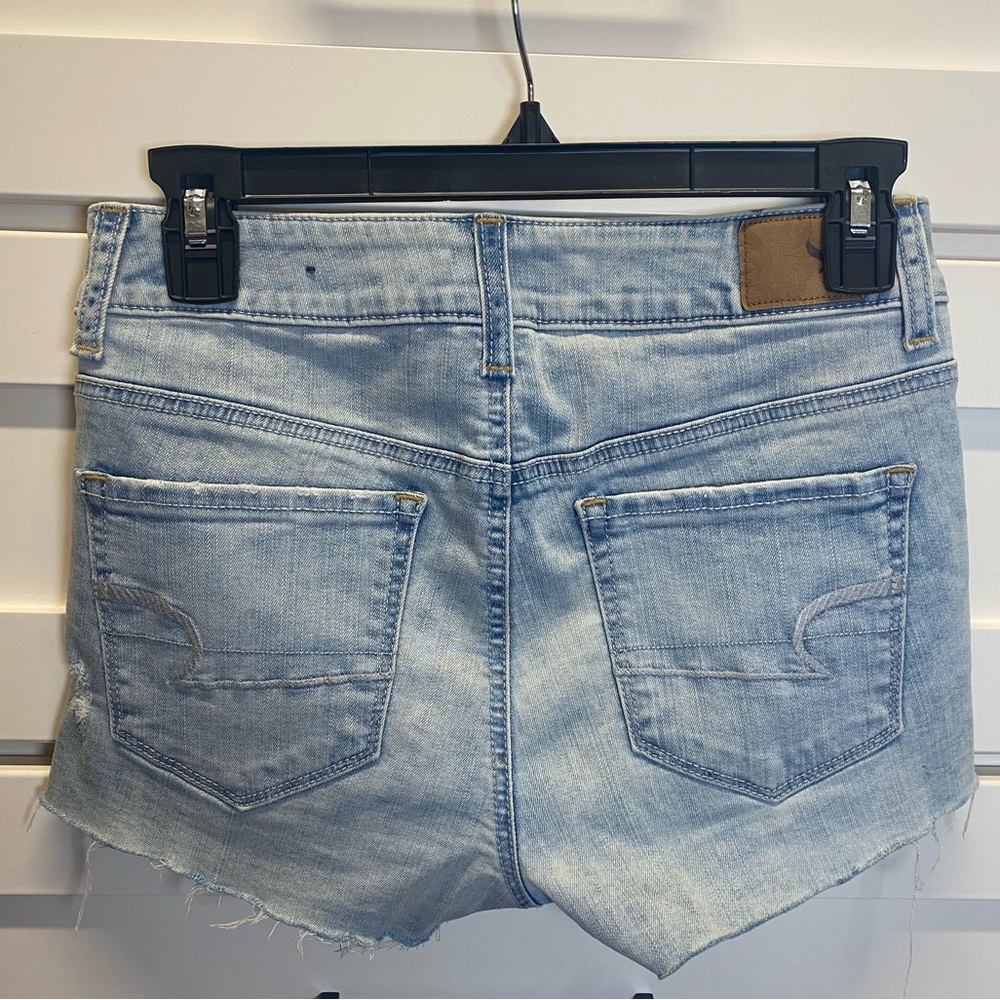 American Eagle Denim Flower Shorts - Picture 2 of 4